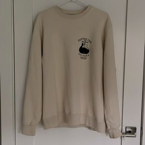 BRANDY MELVILLE oversized sweater cream colour one  size